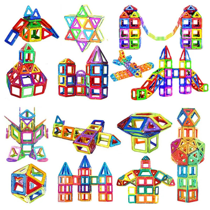 Blocs de construction magnétiques Aimants de bricolage Jouets pour enfants Ensemble de construction design Cadeaux pour enfants Jouets