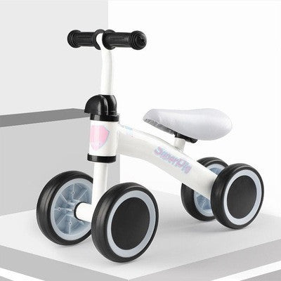 Vélo d'équilibre sans pédales en plastique pour bébé et enfants