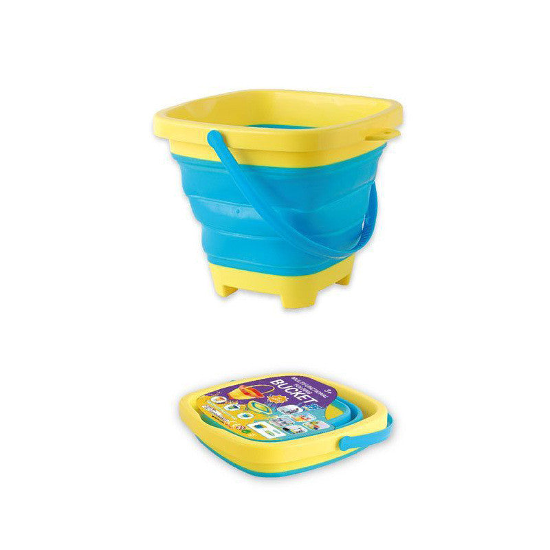 Seau de plage pliable multifonction pour jouets aquatiques