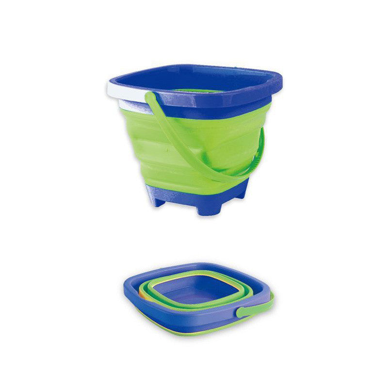 Seau de plage pliable multifonction pour jouets aquatiques