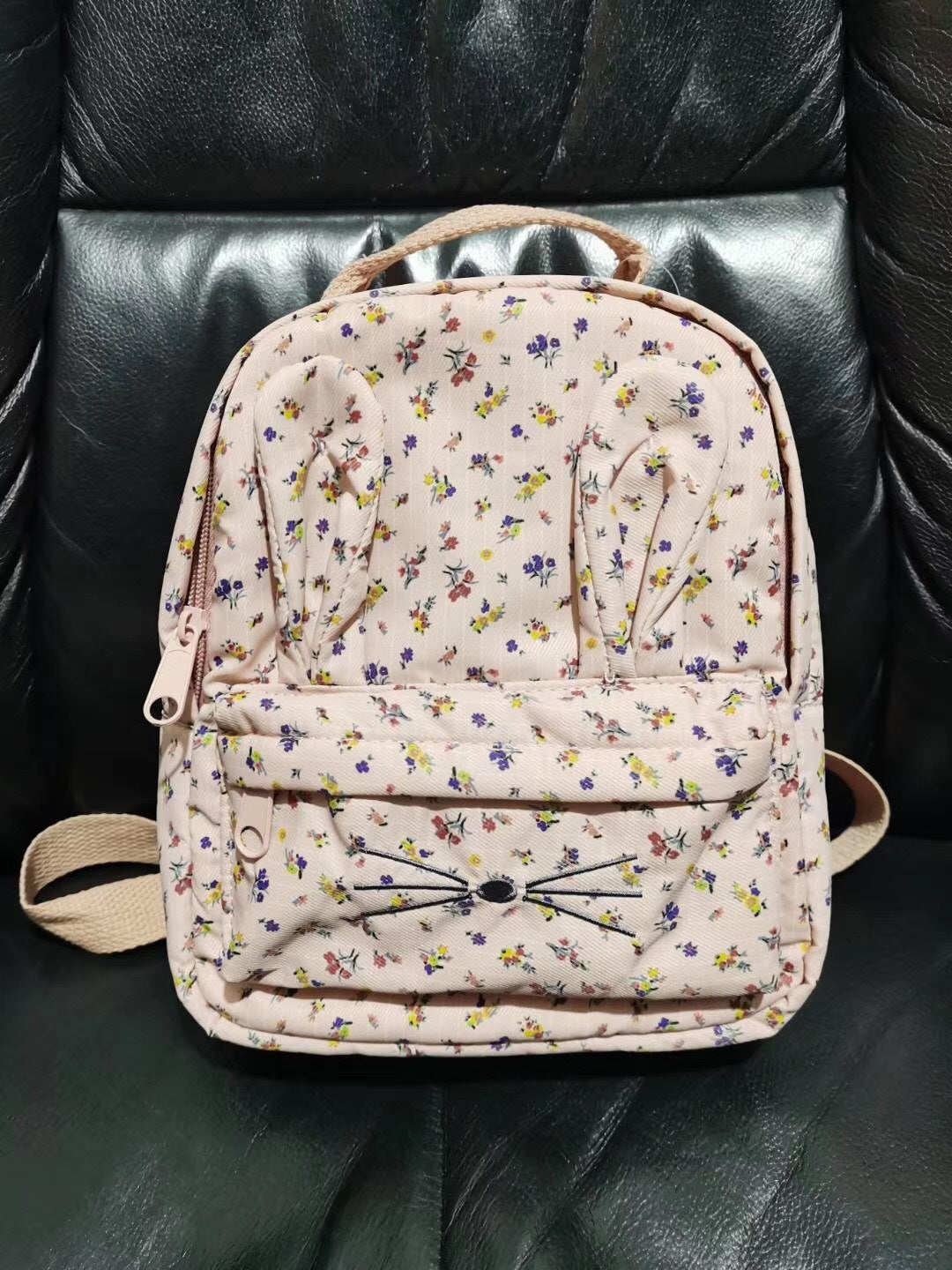 Nouveau sac pour enfants en tissu floral avec chat