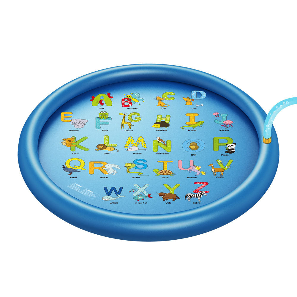 Jouets pour garçons et filles : Tapis de pulvérisation pour piscine gonflable avec éclaboussures d'eau