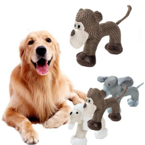 Jouets à mâcher pour chiens petits grands chiens résistant aux morsures Chien Squeaky Duck Jouets interactifs Squeak Puppy Dog Toy Pets Supplies Produits pour animaux de compagnie