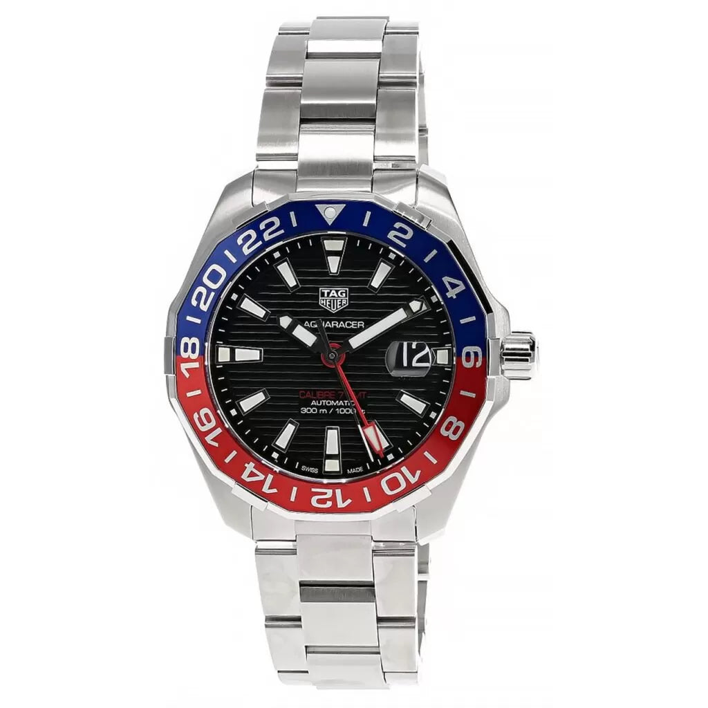 TAGHEURE WAY201F.BA0927 AQUARACER CALIBRE 7 GMT AUTOMATIQUE MONTRE POUR HOMME