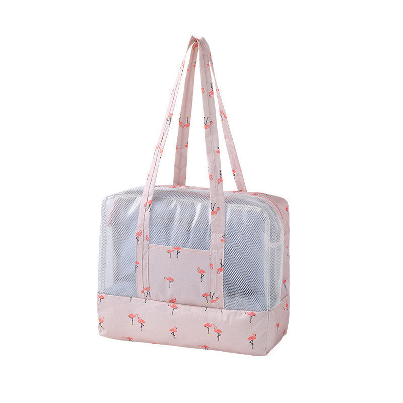 Sac de rangement pour maillots de bain d'été avec séparation du sec et du mouillé