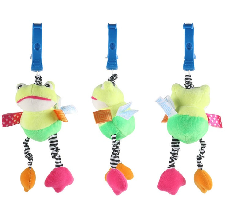 Jouets hochets pour bébés en coton, accrochés à la poussette, au landau ou au lit bébé