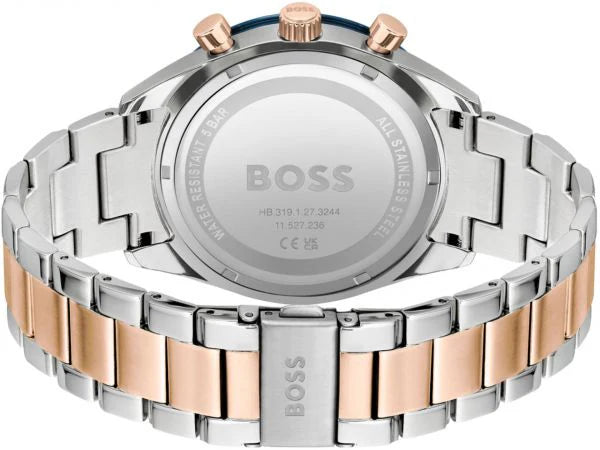 HUGO BOSS HB1513937 SANTIAGO CHRONO HORLOGE ROSE POUR HOMME