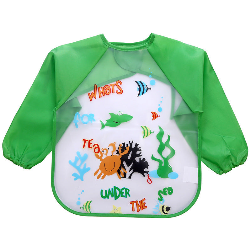 Tablier imperméable pour repas de bébé