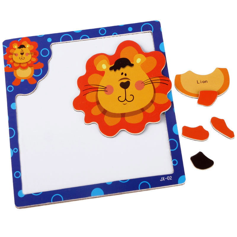 Magnetic puzzle toy