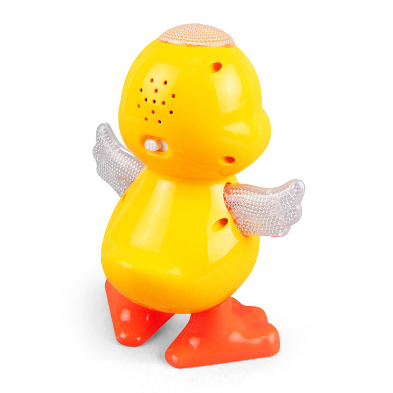 Canard dansant mignon jouet éducatif, poupée musicale lumineuse interactive cadeau pour enfants