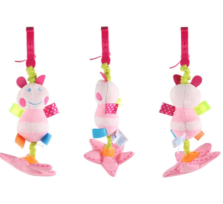 Jouets hochets pour bébés en coton, accrochés à la poussette, au landau ou au lit bébé