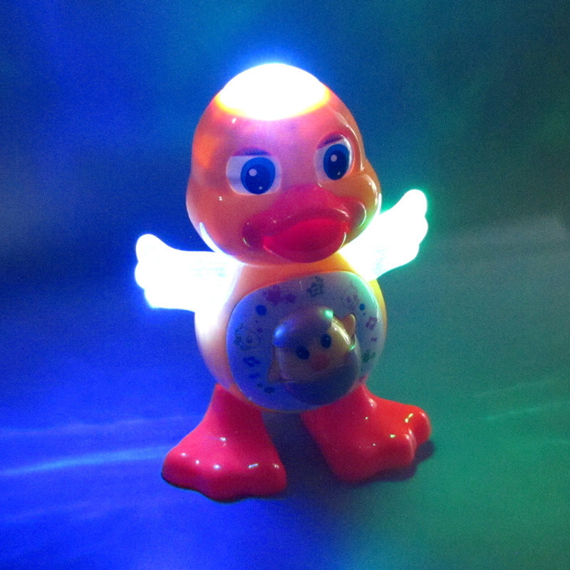 Canard dansant mignon jouet éducatif, poupée musicale lumineuse interactive cadeau pour enfants