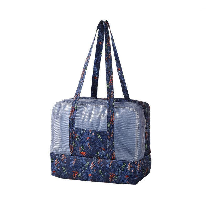 Sac de rangement pour maillots de bain d'été avec séparation du sec et du mouillé