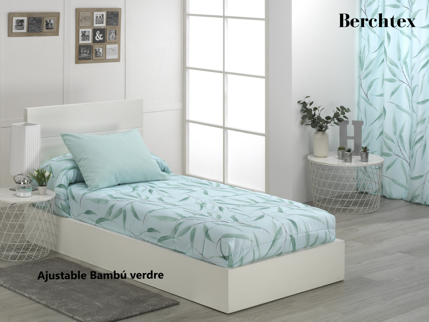 BERCHTEX _ Couette Ajustable Diva Cama 135 cm. Perle . Dimensions pour lit de 90 cm.